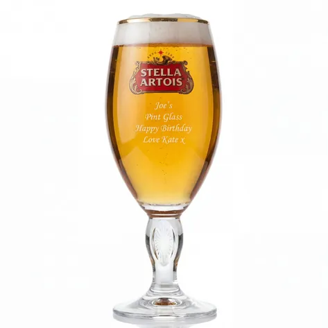 Personalised Stella Glass Personalised Stella Glass
