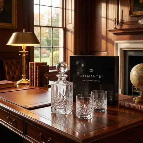 Personalised Heavyweight Buckingham Decanter Set