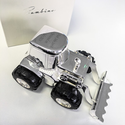 Personalised Childrens Digger Money Box