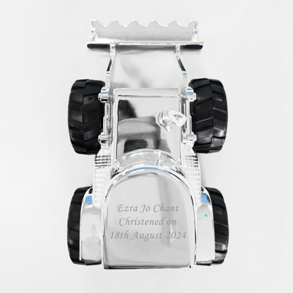 Personalised Childrens Digger Money Box