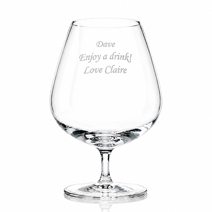 Personalised Brandy Glass