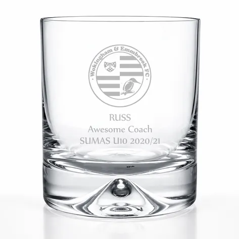 Logo Engraved Personalised Premium Dartington Whiskey Glass