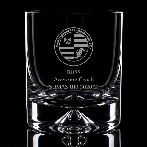 Logo Engraved Personalised Premium Dartington Whiskey Glass