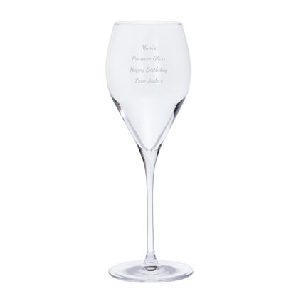 Personalised Dartington Crystal Prosecco Glass