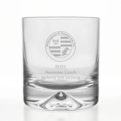 Logo Engraved Personalised Premium Dartington Whiskey Glass