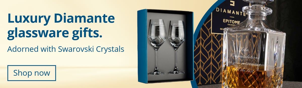 Diamante Glassware With Swarovski Elements
