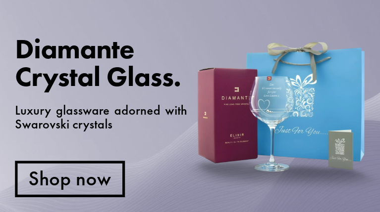 Diamante Glassware With Swarovski Elements