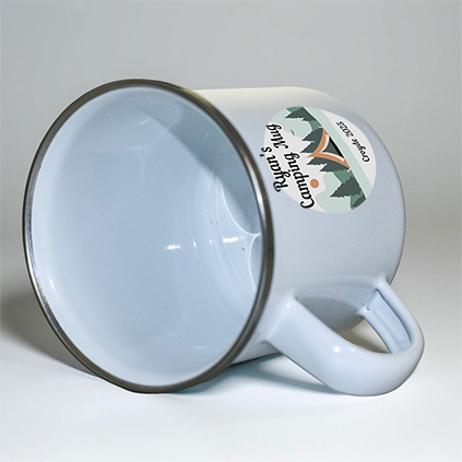 Personalised Enamel Name's Camping Mug