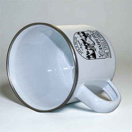 Personalised Enamel Campfire Mug