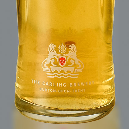 Personalised Carling Pint Glass