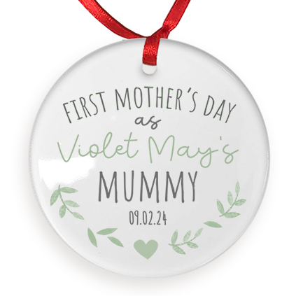Personalised First Mother's Day As My Mummy Ceramic Keepsake