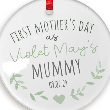 Personalised First Mother's Day As My Mummy Ceramic Keepsake