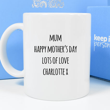 Personalised Mug - First My Mother Forever My Friend