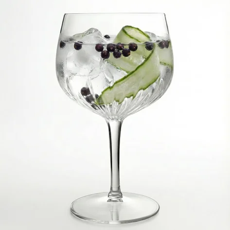 Personalised Crystal Cut Gin Balloon Glass 80cl