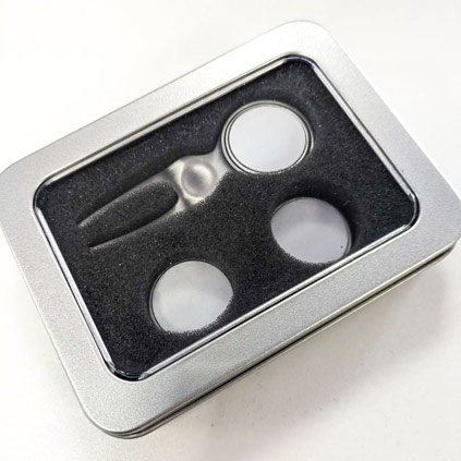 Personalised Photo Upload Golf Ball Markers Set