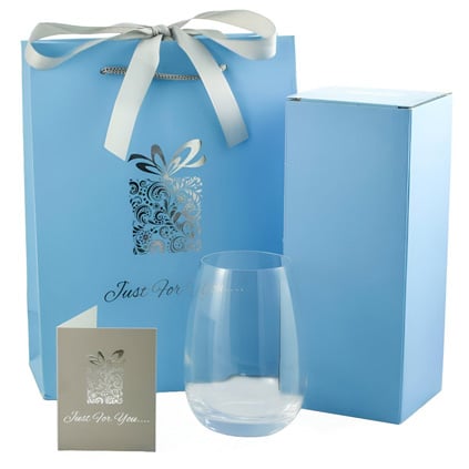 Logo Engraved Grand High Ball Glass Branded Promotional Gift