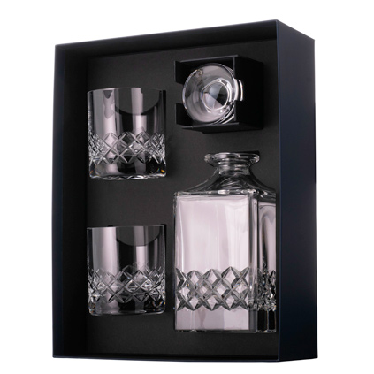 Personalised Grosvenor Whisky Decanter Set
