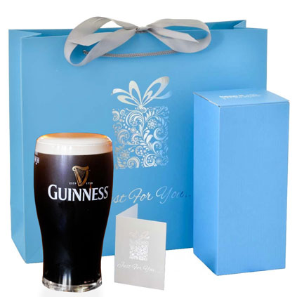 Personalised Guinness Glass Engraved