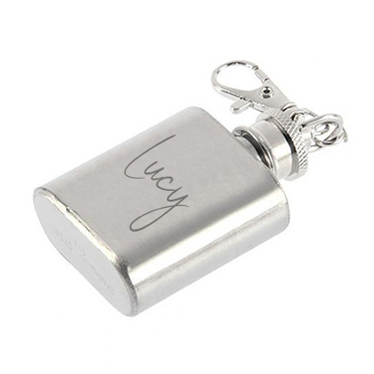 Personalised Any Name Mini Hip Flask