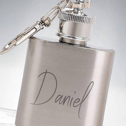 Personalised Any Name Mini Hip Flask
