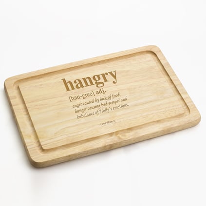 Personalised Chopping Board - Hangry