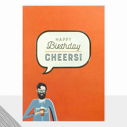 Happy Birthday Cheers Greeting Card