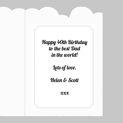 Happy Birthday Dad Greeting Card