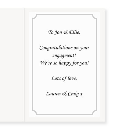 Happy Engagement Greeting Card