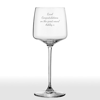 Personalised Hollywood Wine Glass 47 cl
