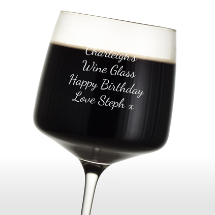 Personalised Hollywood Wine Glass 47 cl