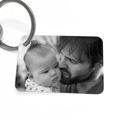 Photo Upload Keyring Rectangle