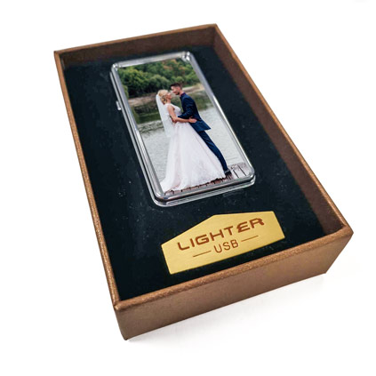 Personalised USB Electric Lighter Photo Upload