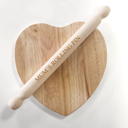 Personalised Large Rolling Pin Any Message Engraved