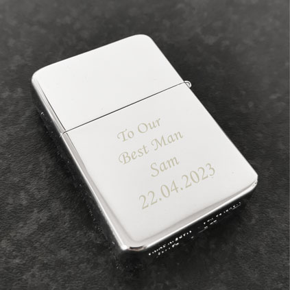Personalised Lighter Any Message Engraved