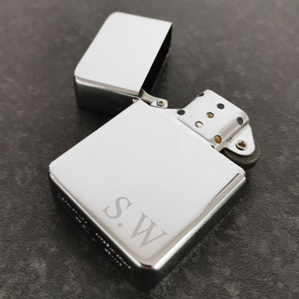 Personalised Lighter Any Initial Engraved