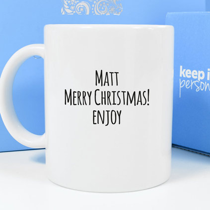 Personalised Secret Santa Mug - All I Got Was This Lousy Mug