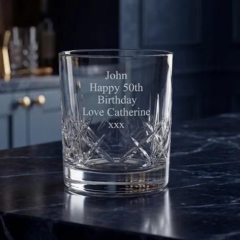 Mayfair Heavy Crystal Whisky Glass Set