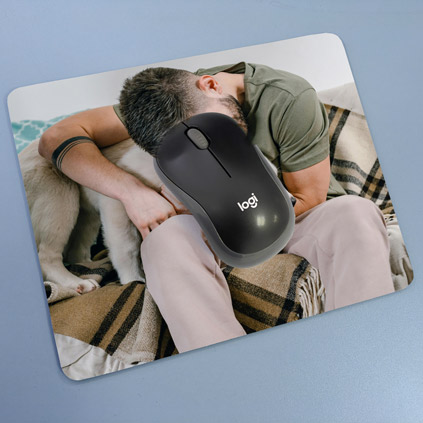 Personalised Mouse Mat Pad Photo Upload