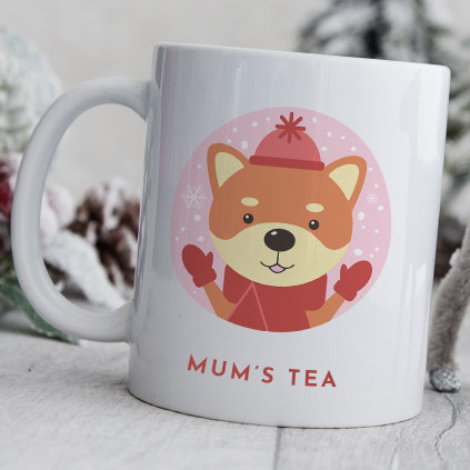 Personalised Doge Christmas Mug