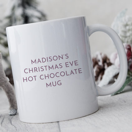 Personalised Unicorn Christmas Mug