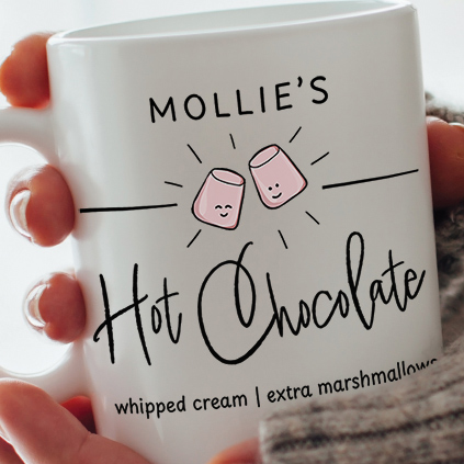 Personalised Name's Hot Chocolate Mug