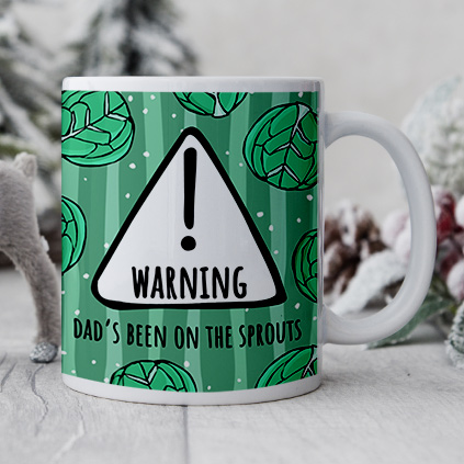 Personalised Fartmas Sprout Mug