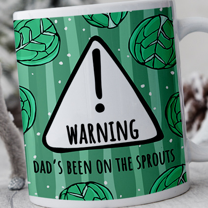 Personalised Fartmas Sprout Mug