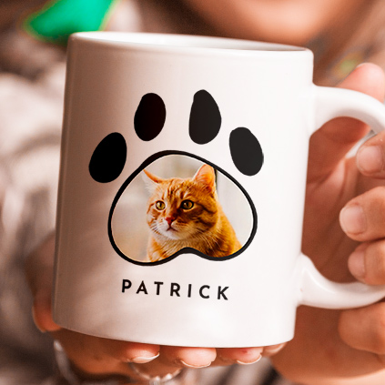 Personalised Cat Lover Photo Upload Mug