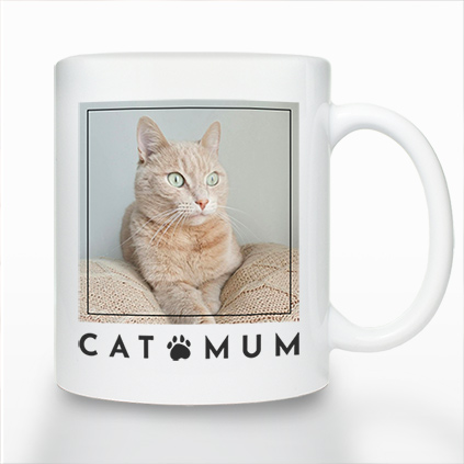 Personalised Cat Mum Photo Upload Mug