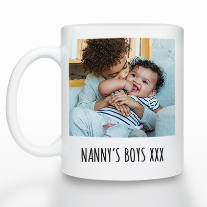 Personalised Photo Upload Mug - Best Nanny Ever