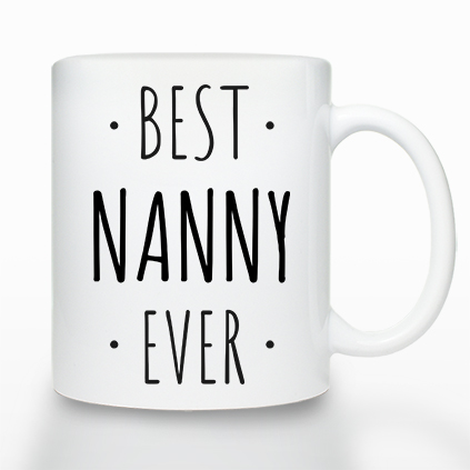 Personalised Photo Upload Mug - Best Nanny Ever