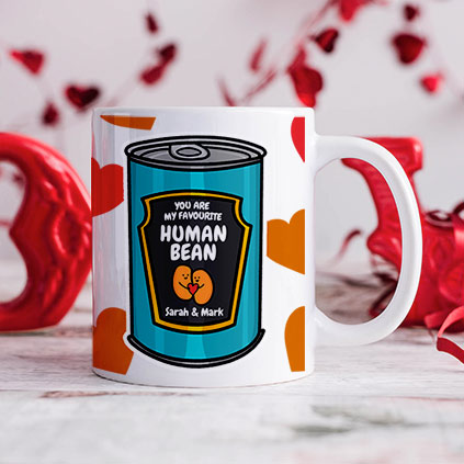 Personalised Favourite Human Bean Mug