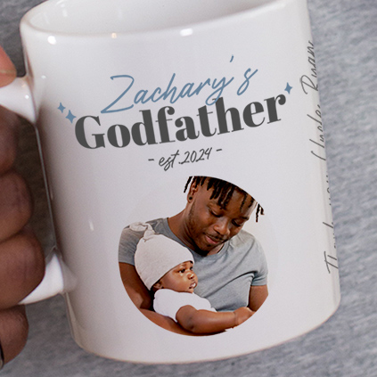 Personalised Godfather Photo Mug