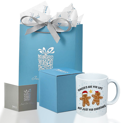 Personalised Gingers Are For Life Funny Christmas Mug